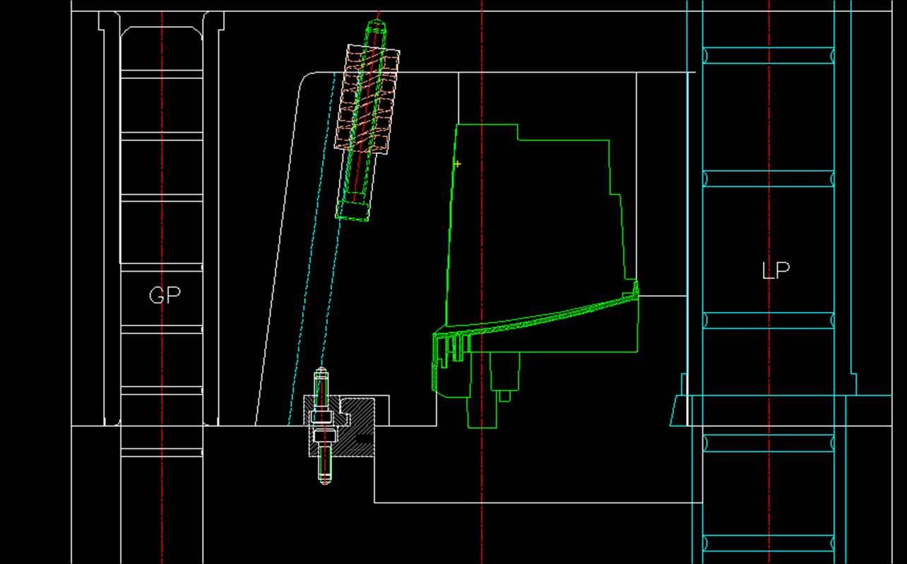 cavity slide construction